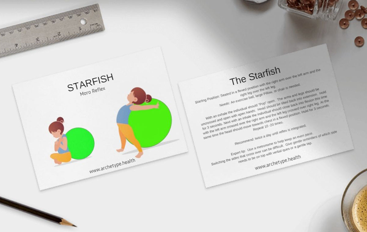 Primitive Reflex Exercise Cards