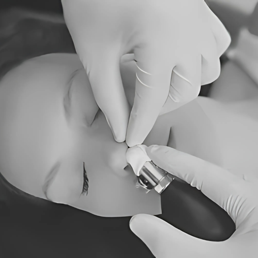 An image of a woman receiving cranial facial release for facial tension at Archetype Health.